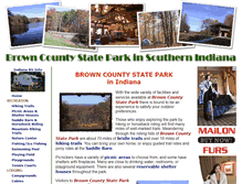 Tablet Screenshot of browncountystatepark.net